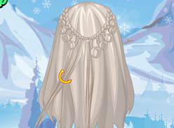 play Frozen Elsa Feather Chain Braids