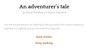 play An Adventurer'S Tale - An Inky Game