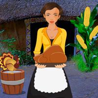 play Thanksgiving Corn Village Girl Escape