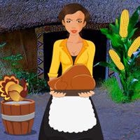 Thanksgiving: Corn Village Girl Escape