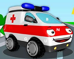 play Ambulance Trucks Hidden Letters