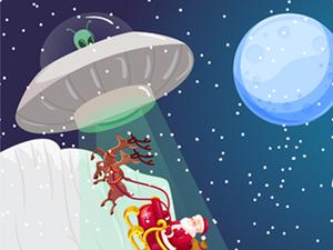 play Christmas Santa Claus Alien War