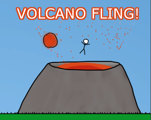 play Volcano Fling! - Ld43