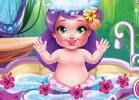 Mermaid Baby Bath