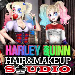 play Harley Quinn Hair & Makeup Studio
