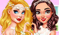 play Princesses As Gorgeous Bridesmaids