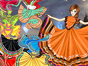 play Mexican Folk Dresses