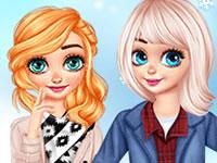 play Princesses Warm Winter Outfits