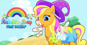 play Rainbow Pony Feet Doctor
