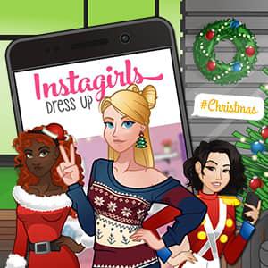 play Instagirls Christmas Dress Up