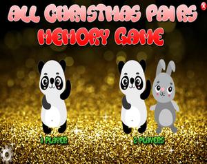 play All Christmas Pairs Memory Game