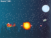 play Christmas Santa Claus Alien War