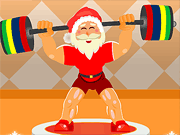 play Santa Claus Weightlifter