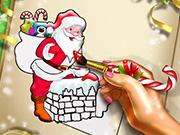 play Santa Christmas Coloring