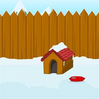 play Snowy Yard Escape