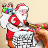 play Santa Christmas Coloring