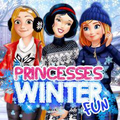 play Princesses Winter Fun