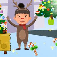 play Christmas Deer Boy Escape