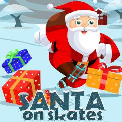 play Santa On Skates