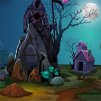 play Games4Escape-Halloween-Cursed-Princess-Escape
