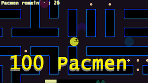 play 100 Pacmen