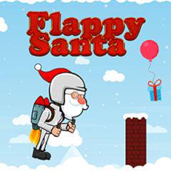 play Flappy Santa