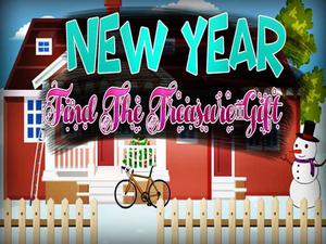 play Find The New Year Treasure Gift
