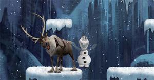 play Olafs Freeze Fall