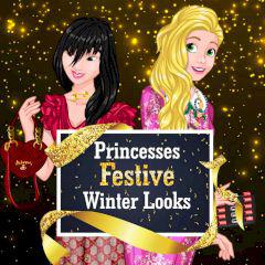 Princesses Festive Winter Looks