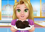 Baby Rapunzel Cooking Cake Balls game