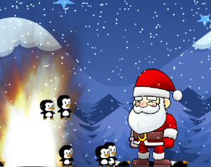 play Santa, Penguin Hunter