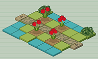 play Mr Tulip Heads Puzzle Garden