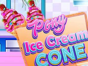 play Pony Ice Cream Cone