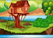 play Lake Side Tree House Escape