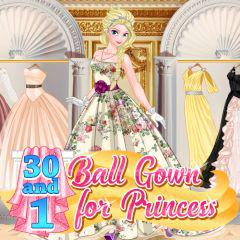 play 30 And 1 Ball Gown For Princess