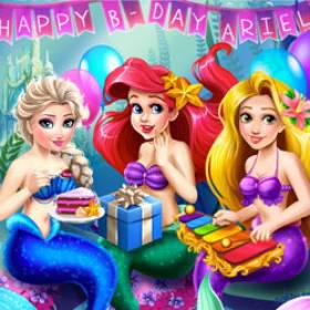 play Mermaid Birthday Party - Free Game At Playpink.Com