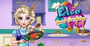 play Elsa Real Cooking