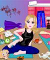Princess Cleaning Gymnastic Room game