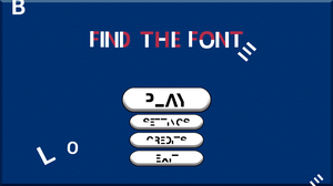 play Find The Font