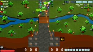 play Defender Idle