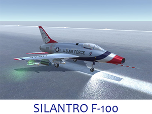 play Silantro F-100 Super Sabre Demonstrator