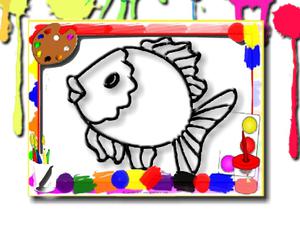 play Fish Coloring Book