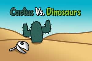 Cactus Vs. Dinosaurs (Godot Wild Jam #6)