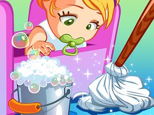 play Kids House Cleaning