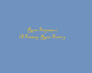play Rune Fangame 2: A Fantasy Rune Factory
