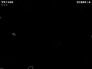 play Asteroids But With A Laser