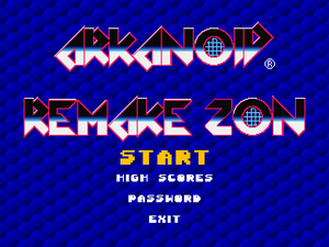 play Arkanoid Remake Zon