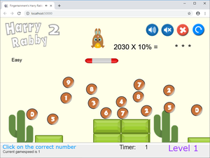 play Harryrabby 2 Math Advanced Percentage