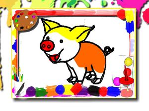 play Pigs Coloring Book