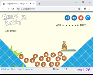 play Harryrabby2 Missing Addends (Large Numbers) Free